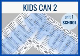 Kids Can 2 unit 1 – zakładki do książki