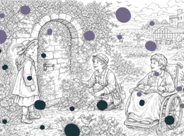 Kolorowanka - Tajemniczy ogród