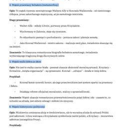 Opracowanie Konrad Wallenrod