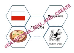 PUZZLE-HEKSY państwa Unii Europejskiej