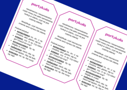 PARTYKUŁA – części mowy – wklejka – wklejki – egzamin – powtórzenie