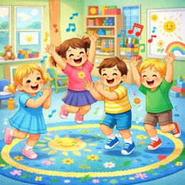 Wesoła piosenka ruchowa dla dzieci – MP3