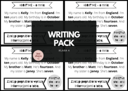 WRITING PACK - klasy 4