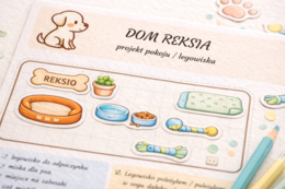 Dom Reksia – projekt pokoju/legowiska