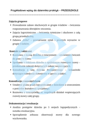 Logopeda – przykładowe wpisy do dziennika praktyk