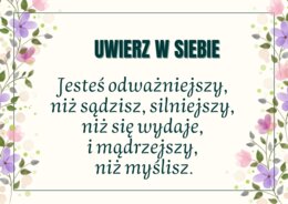 Gazetka motywująca "DASZ RADĘ"