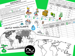 Projekt matematyczny na Dzień Ziemi (STEAM): URATUJ NASZĄ PLANETĘ (procenty, ułamki zwykłe i dziesiętne). Nauczanie Oparte na Projektach (PBL) dla kl.6-8