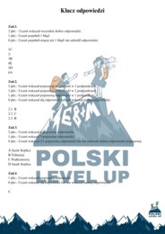 Kartkówka_Pan Tadeusz (10 zadań)+ klucz odpowiedzi_Polski Level Up