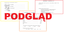 Czasownik - klasa 5 - sprawdzian