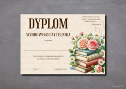 Dyplomy Wzorowego Czytelnika - zestaw PDF