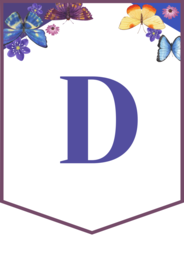 DZIEŃ MOTYLA – girlanda – napis – gazetka – wersja 2