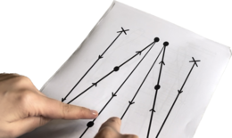 Trening mózgu - symetria - rysowanie oburącz