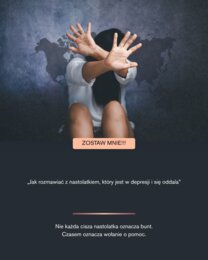 Jak rozmawiać z nastolatkiem w depresji, który się oddala