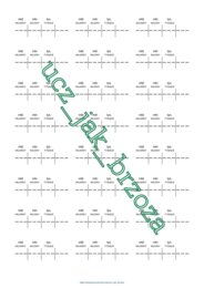 System dziesiątkowy, maszynka do zapisywania i czytania dużych liczb, wklejka do zeszytu, klasa 4