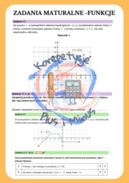 Zadania maturalne własności funkcji