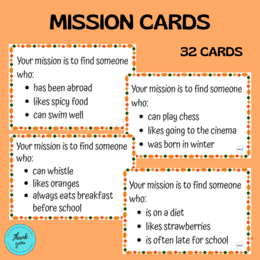 MISSION CARDS