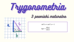 Trygonometria - pewniaki maturalne
