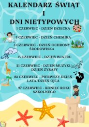 PAKIET MATERIAŁÓW NA CZERWIEC WEDŁUG KALENDARZA ŚWIĄT I DNI NIETYPOWYCH