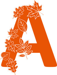 Alfabet polski z motywami jesieni (pdf i png do canvy )