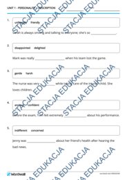 Macmillan Repetytorium Ósmoklasisty cz. 1 - Unit 1 - zestaw zadań (36 stron!)