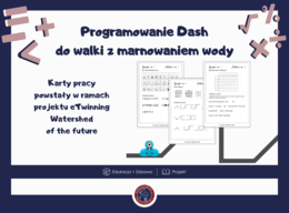 Karta pracy - Oszczędzanie wody - odszyfrowywanie haseł + robot Dash | Dzień Ziemi | Ekologia