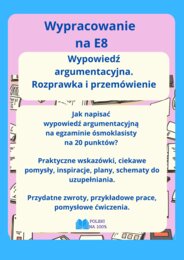 Wypowiedź argumentacyjna na E8