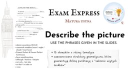 matura ustna, opis obrazka, B2+, bogactwo środków językowych