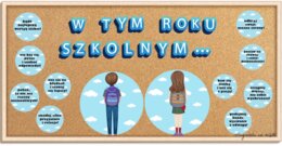 W tym roku szkolnym || Gazetka na początek roku szkolnego