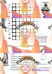 Krzyżówka - mitologia grecka