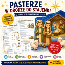 Pasterze w drodze do stajenki