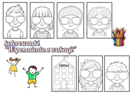 👓 7 wyjątkowych kolorowanek – „Wakacje w okularkach” 👓