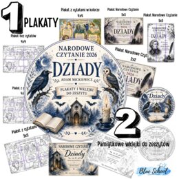 Narodowe Czytanie 2026 "Dziady" - plakaty