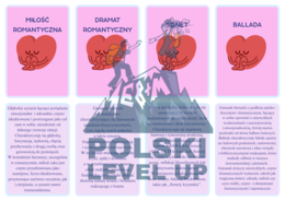 Fiszki literackie_romantyzm_Polski Level Up