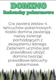 Łańcuchy pokarmowe - domino