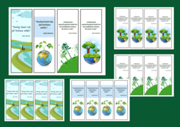 DZIEŃ ZIEMI – zakładki do książek – zakładka – biblioteka – wersja 4