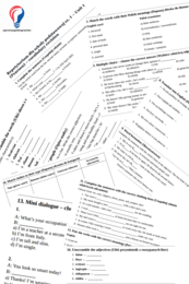 Repetytorium dla szkoły podstawowej cz. 1 (Pearson) – Unit 1 - vocabulary revision