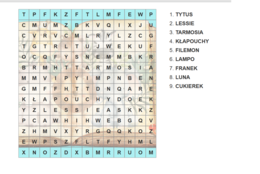 Literackie zwierzaki - gra planszowa