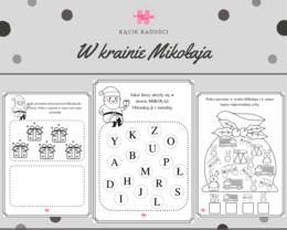 W krainie Mikołaja - zadania dla dzieci