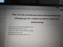 Plan rozwoju zawodowego na nauczyciela mianowanego – pedagog specjalny, rewalidacja, współorganizowanie kształcenia