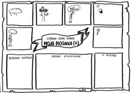 Karta pracy - "Moja piosnka (II)" Cyprian Kamil Norwid