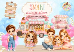 🍦 SMAKI DZIECIŃSTWA 🍭 DEKORACJA NA DZIEŃ RODZINY💕