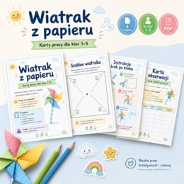 Wiatrak z papieru