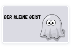 Der kleine Geist - historyjka w języku niemieckim - ćwiczenie czasu przeszłego prostego Präteritum - QR-kody, słownictwo