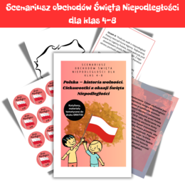 Scenariusz z okazji obchodów Święta Niepodległości 11 listopada dla klas 4-8