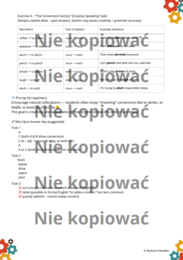 Karta Pracy When Words Change Their Jobs - Zero derivation B2