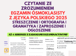 CZYTANIE ZE ZROZUMIENIEM + KLUCZ ODPOWIEDZI! Egzamin ósmoklasisty 2025! #ogłoszenie #zaproszenie #ortografia #interpunkcja #streszczenie #egzaminósmoklasisty #kluczodpowiedzi