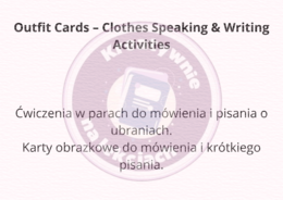 Outfit Cards – Clothes Speaking & Writing Activities