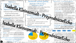 Sketchnotka - notatka „Mechanizm wymiany gazowej” wykonana w power point do edycji. Biologia 7; „Układ oddechowy”