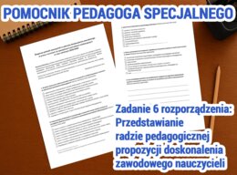 Przedstawianie radzie pedagogicznej propozycji doskonalenia zawodowego nauczycieli - ankieta