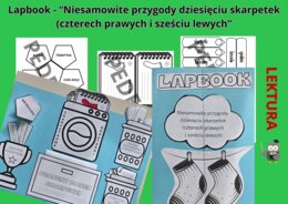 Lapbook – „Niesamowite przygody dziesięciu skarpetek” + test ze znajomości lektury + kod QR do testu
